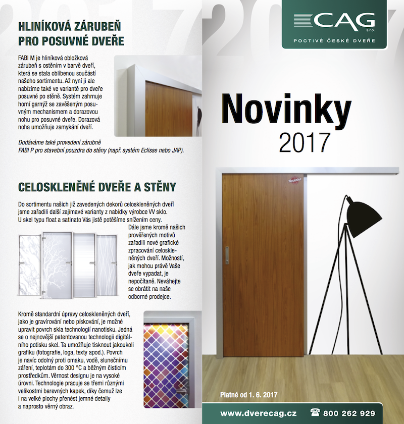 CAG novinky