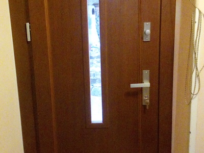 Realizace vchodových dveří do rodinného domu v Brozánkách