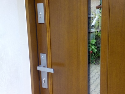 Realizace vchodových dveří do rodinného domu v Brozánkách