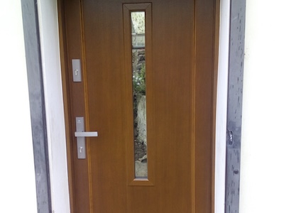 Realizace vchodových dveří do rodinného domu v Brozánkách