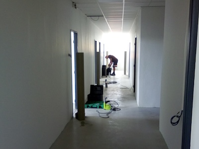 Rekonstrukce kancelářský prostorů ve firmě ECCOS v Teplicích