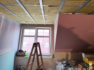 Rekonstrukce podkroví Teplice